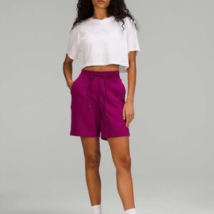 LULULEMON Loungeful High-Rise Short 7" in Magenta Purple